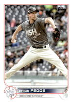 2022 Topps Update #US51 Erick Fedde