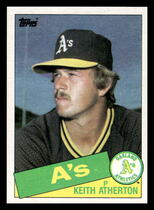 1985 Topps Base Set #166 Keith Atherton