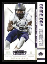 2015 Panini Contenders Draft Picks Game Day Tickets #67 Dezmin Lewis