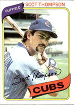 1980 Topps Base Set #574 Scot Thompson