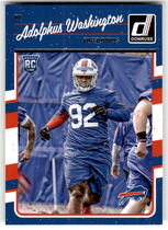 2016 Donruss Base Set #302 Adolphus Washington
