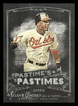 2014 Topps Allen & Ginter Pastimes Pastime #PP-AJ Adam Jones