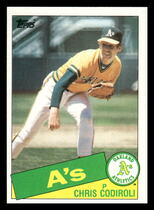 1985 Topps Base Set #552 Chris Codiroli