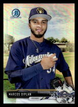2017 Bowman Chrome Draft Refractor #BDC-16 Marcos Diplan