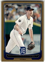 2012 Bowman Base Set #77 Justin Verlander