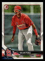 2018 Bowman Prospects #BP138 Delvin Perez