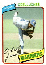 1980 Topps Base Set #342 Odell Jones