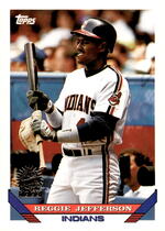 1993 Topps Base Set #496 Reggie Jefferson