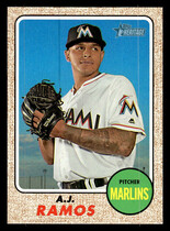 2017 Topps Heritage #309 A.J. Ramos