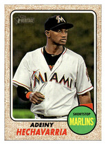 2017 Topps Heritage #137 Adeiny Hechavarria