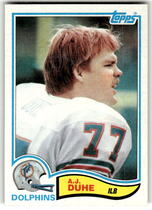 1982 Topps Base Set #129 A. J. Duhe