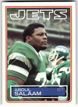 1983 Topps Base Set #352 Abdul Salaam