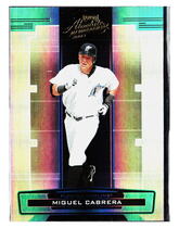 2005 Playoff Absolute Mem. #70 Miguel Cabrera
