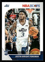 2019 Panini NBA Hoops #256 Justin Wright-Foreman