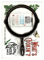 2022 Topps Allen & Ginter Whats Cookin #WC-11 Other Half Bbq Sauce