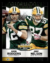 2014 Panini Contenders Touchdown Tandems #8 Aaron Rodgers|Jordy Nelson