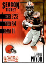 2016 Panini Contenders #84 Terrelle Pryor