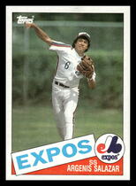 1985 Topps Base Set #154 Argenis Salazar