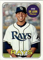 2018 Topps Heritage #383 Jose De Leon