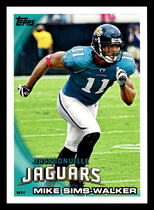 2010 Topps Base Set #391 Mike Sims-Walker