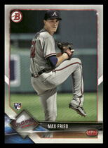 2018 Bowman Base Set #90 Max Fried