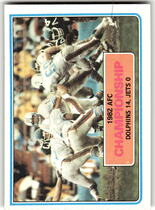 1983 Topps Base Set #11 82 AFC Championship