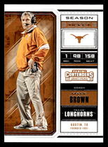 2018 Panini Contenders Draft Picks #64 Mack Brown