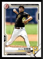 2021 Bowman Draft #BD-151 Po-Yu Chen