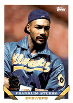 1993 Topps Base Set #124 Franklin Stubbs