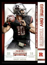 2015 Panini Contenders Draft Picks Game Day Tickets #54 Gary Nova