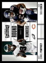 2017 Panini Contenders Round Numbers #RN-16 Donnel Pumphrey|Tarik Cohen