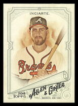 2018 Topps Allen & Ginter #344 Ender Inciarte