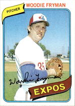 1980 Topps Base Set #607 Woodie Fryman