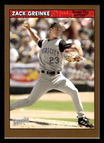 2006 Topps Bazooka Gold Chunks #129 Zack Greinke