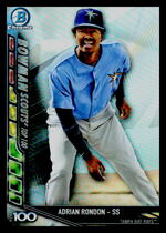 2017 Bowman Chrome Bowman Scouts Updates #BSU-AR Adrian Rondon