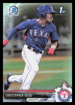 2017 Bowman Chrome Draft Refractor #BDC-74 Christopher Seise