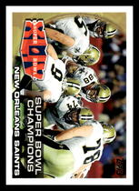 2010 Topps Base Set #346 Super Bowl Champions
