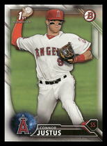 2016 Bowman Draft Picks and Prospects #BD-61 Connor Justus
