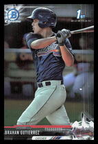 2017 Bowman Chrome Prospects #BCP78 Abrahan Gutierrez