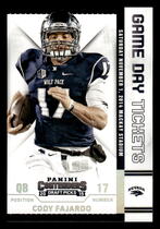 2015 Panini Contenders Draft Picks Game Day Tickets #61 Cody Fajardo