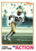 1982 Topps Base Set #365 James Lofton