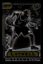 1996 Bowman Best Throwbacks #14 Latrell Sprewell