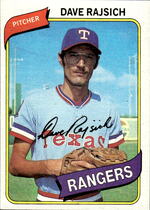 1980 Topps Base Set #548 Dave Rajsich