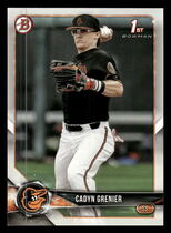 2018 Bowman Draft #BD-134 Cadyn Grenier