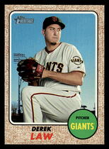 2017 Topps Heritage High Number #661 Derek Law
