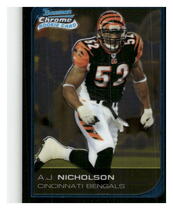 2006 Bowman Chrome #88 A.J. Nicholson