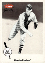 2002 Fleer Greats of the Game #25 Bob Feller