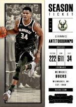 2017 Panini Contenders #3 Giannis Antetokounmpo