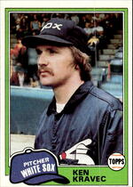 1981 Topps Base Set #67 Ken Kravec