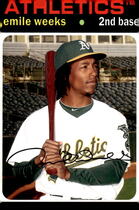2012 Topps Archives #54 Jemile Weeks